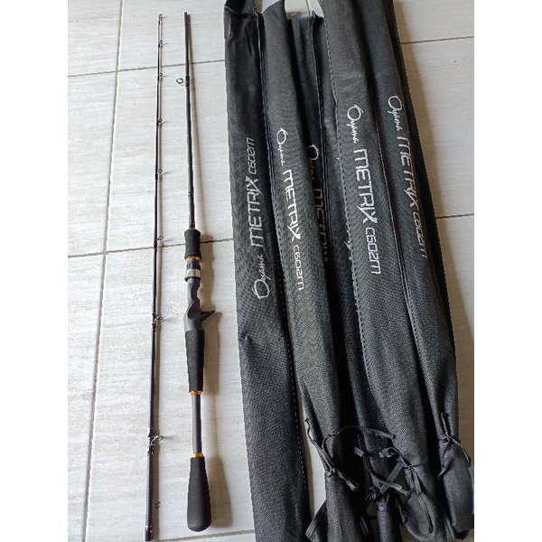 Alat pancing reel gulungan & joran stik Oyama metrix bc 602