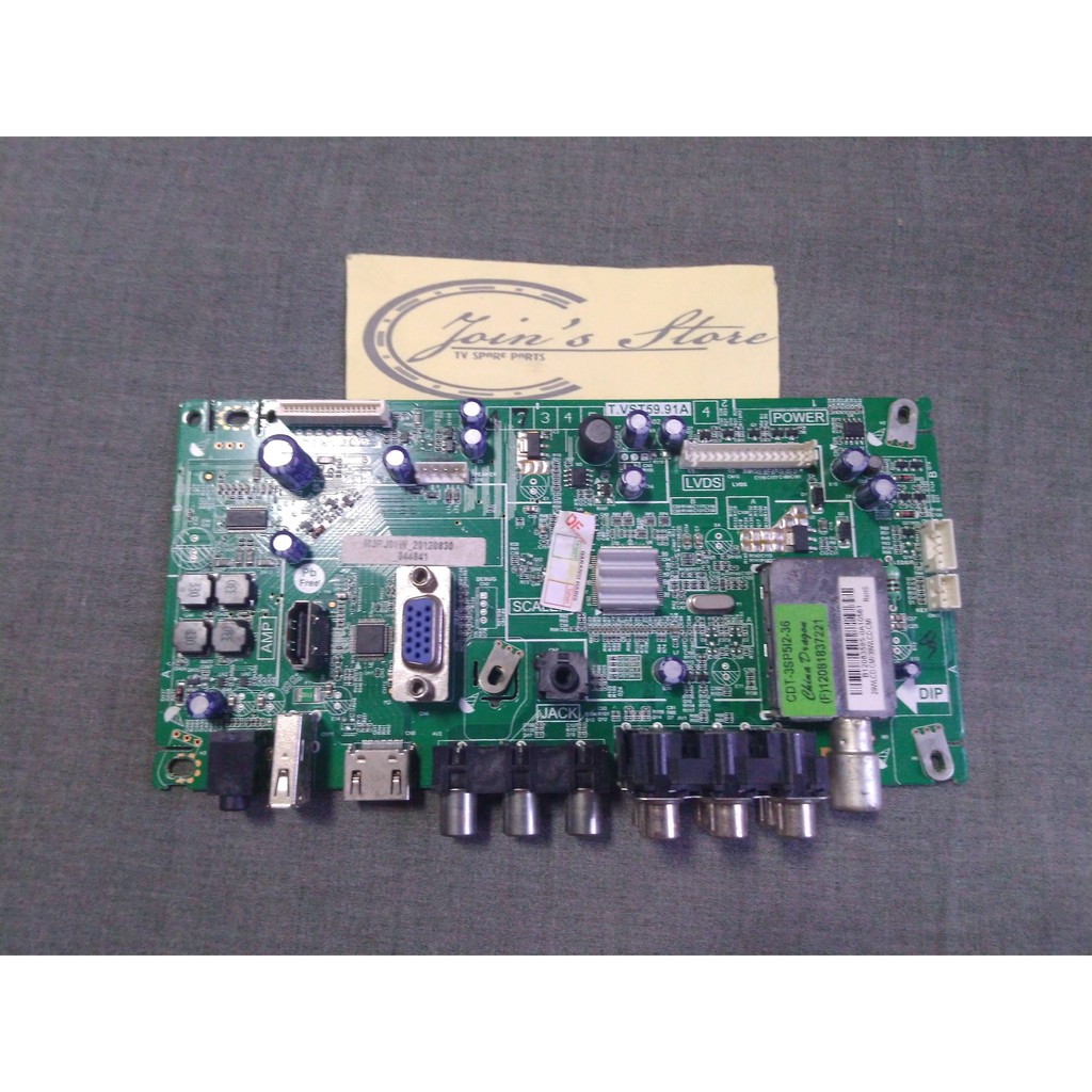 MB SHARP LC-39LE440M - MAINBOARD TV LC 39LE440M - MESIN LC39LE440M - 39LE440 M