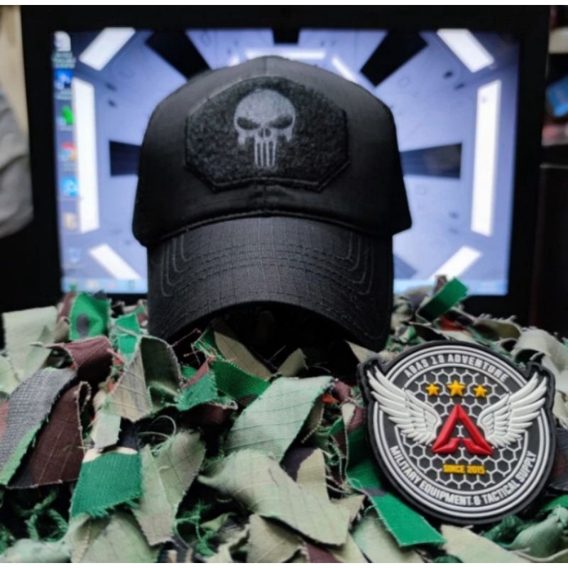 Topi Caps Tactical Punisher Premium Impor