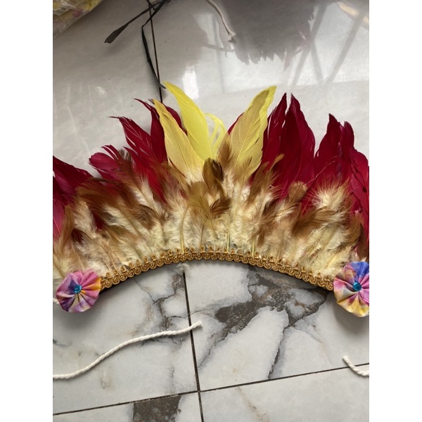 bando bulu/mahkota bulu/bando tusuk bulu/bando tari