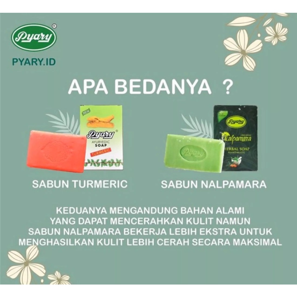 Pyary Nalpamara Herbal Soap - Sabun Arab