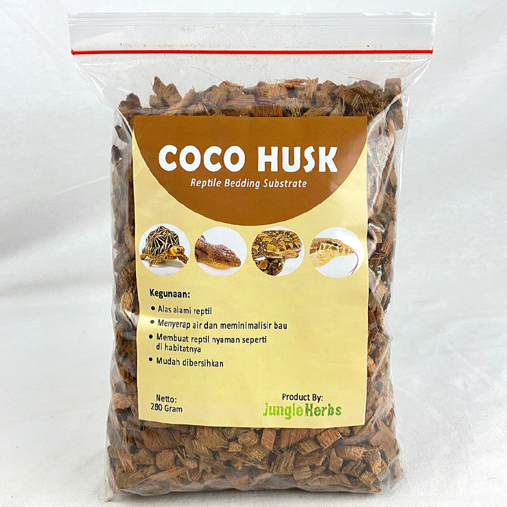 

JUNGLEHERBS Alas Kandang Reptil COCOHUSK 200g