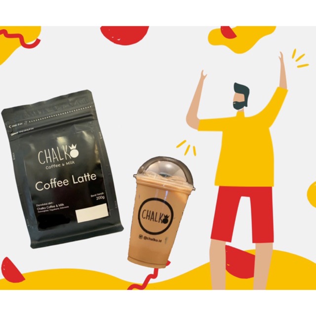 

CHALKO Low Fat Milk Coffee Latte 200 gr