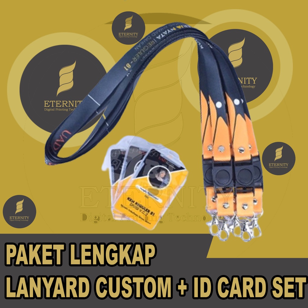

PAKET LENGKAP ID CARD PLUS LANYARD CUSTOM