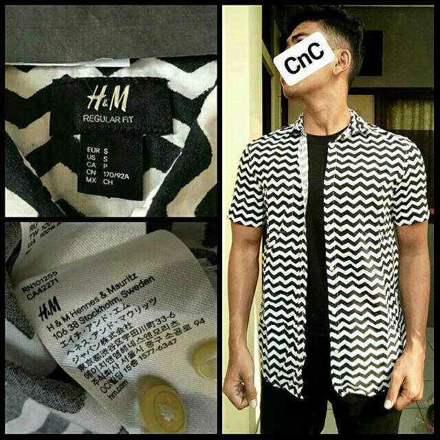HNM . H&M . KEMEJA HNM . KEMEJA H&M