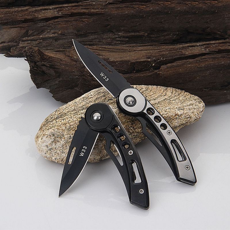 Pisau Lipat Titanium Alat Survival Camping