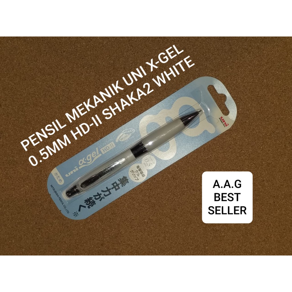 

PENSIL MEKANIK UNI X-GEL 0.5MM HD-II SHAKA2 WHITE
