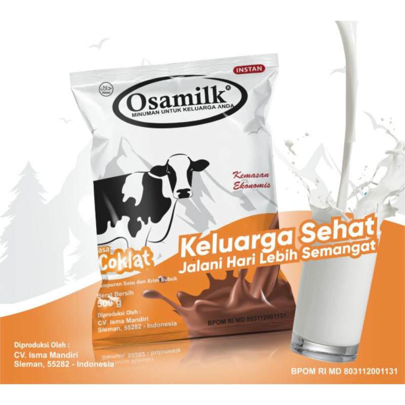 

SUSU OSAMILK ORIGINAL RASA COKLAT PENGEMUK BADAN