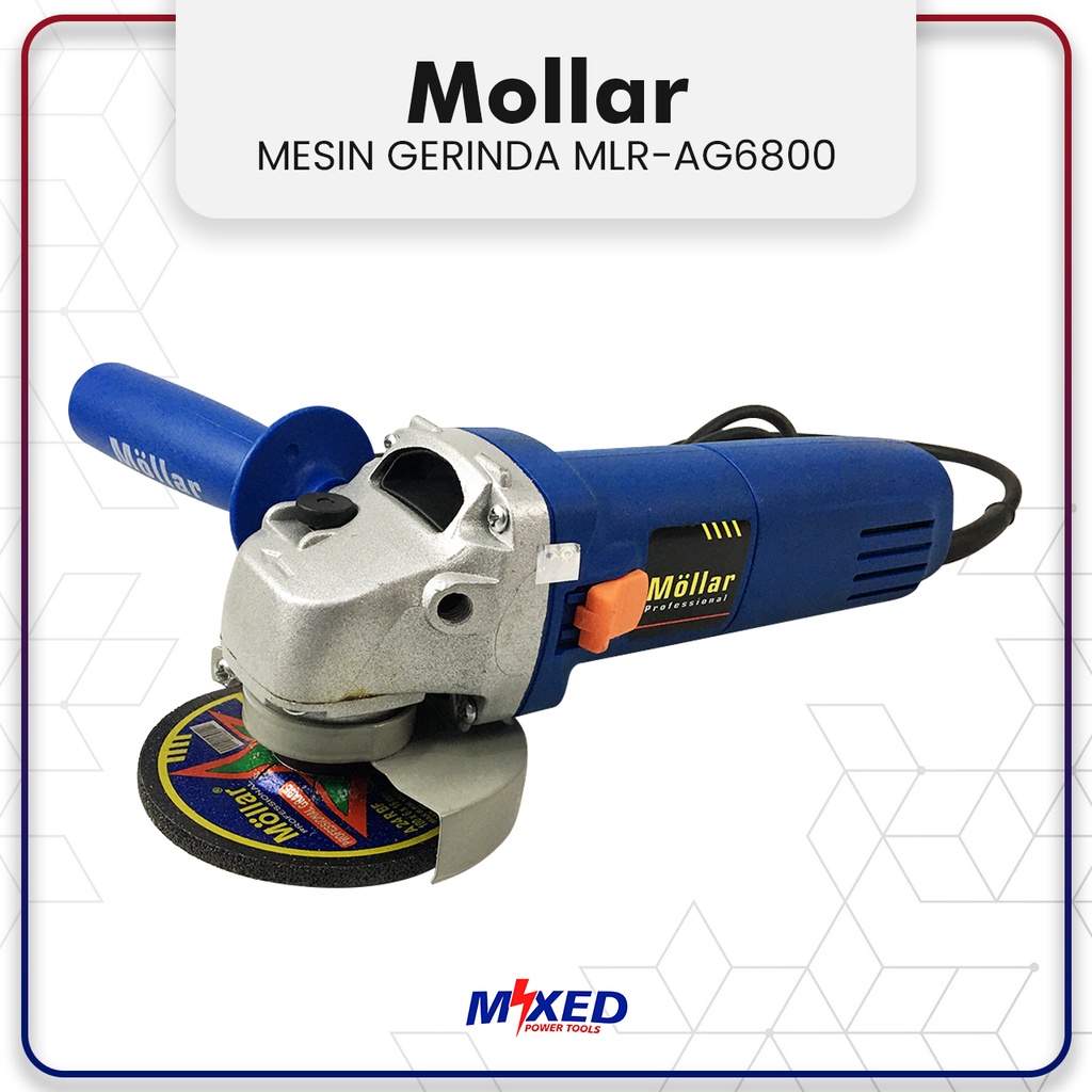 Mesin Gerinda Tangan MOLLAR AG6800 Variable Speed Poles