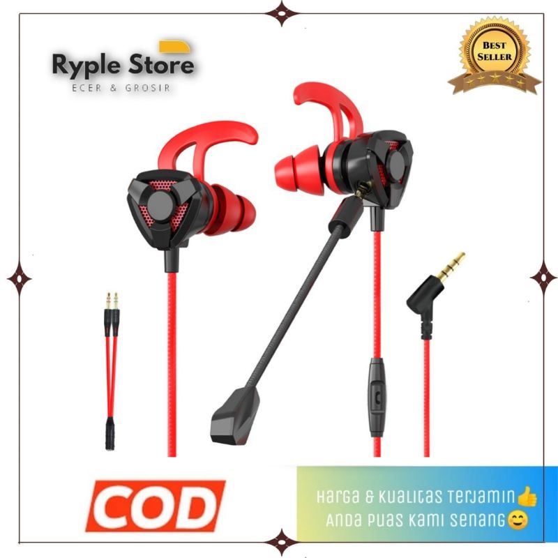 Headset Gaming Yesplus GM 109 + mic handfree yesplus GM109