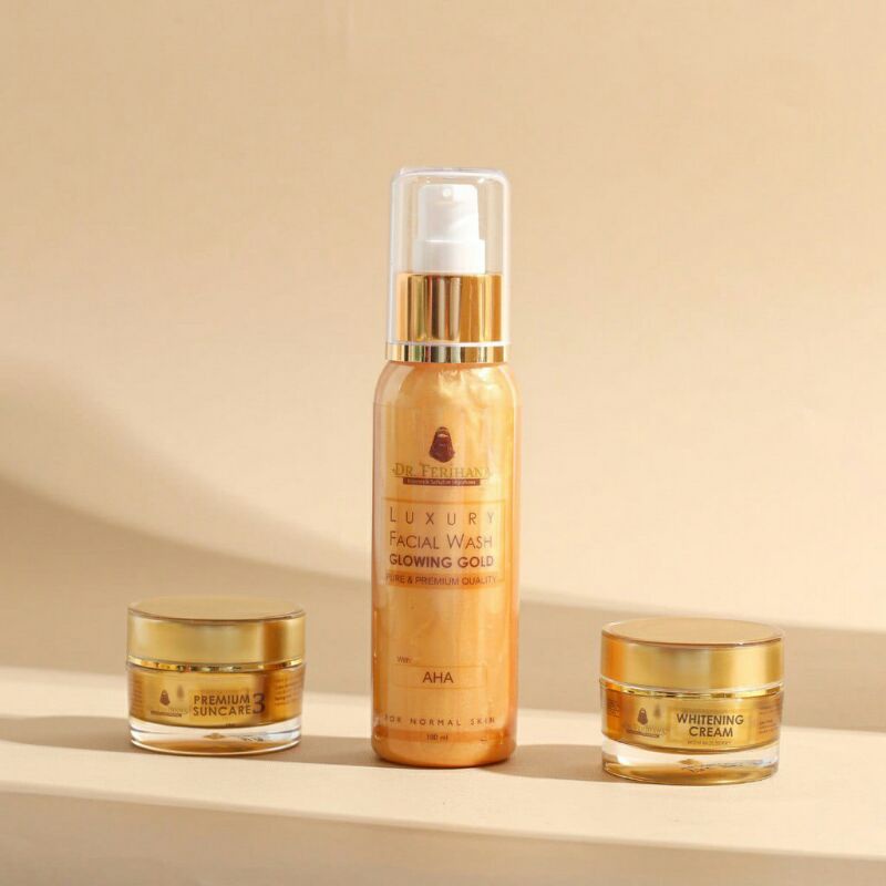 DR FERIHANA PAKET GLOWING GOLD  PAKET FLEK