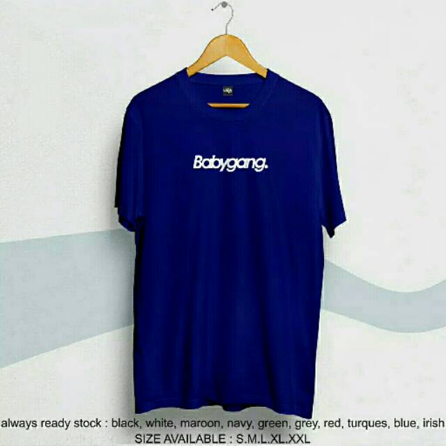 Kaos distro babygang / kaos baju babygang