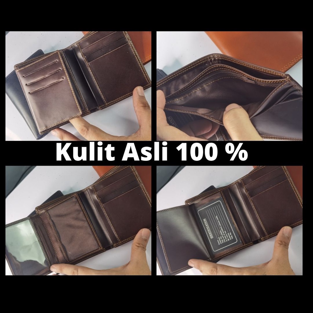 Dompet Lipat 3 Cowboy berdiri free custom hadiah terbaik