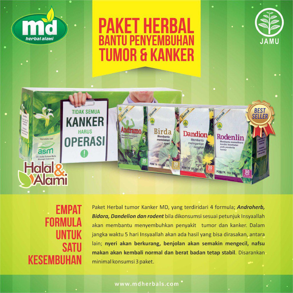 Obat Herbal Kanker Dan Obat Tumor PTK ASM MD Herbal PAKET OBAT HERBAL TUMOR DAN KANKER MDHerbal ORIGINAL.