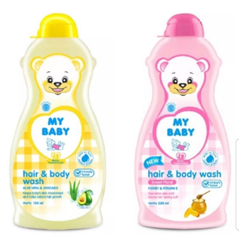 My Baby Hair &amp; Body Wash 200 ml / Sabun Mandi &amp; Shampo Bayi / Sabun Mandi &amp; Shampo My Baby