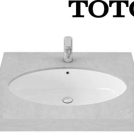 Wastafel Toto Under Counter LW549J - COMPLETE SET