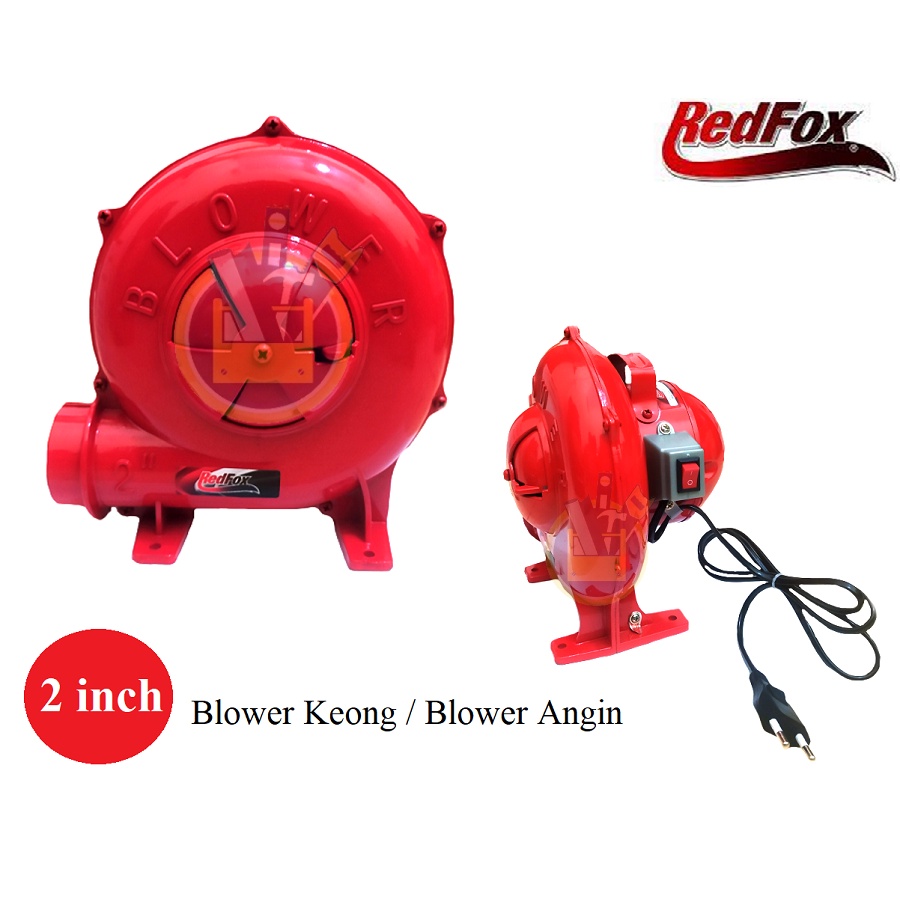 Redfox 2&quot; 2.5'&quot; Blower Keong Hijau Kipas Angin Duduk Industri 2 Inchi / Blower Keong 2 Inch 2.5 inch 2&quot; FEDFOX / Blower Angin 2&quot; / Blower Tiup 2Inch / Blower Angin Keong