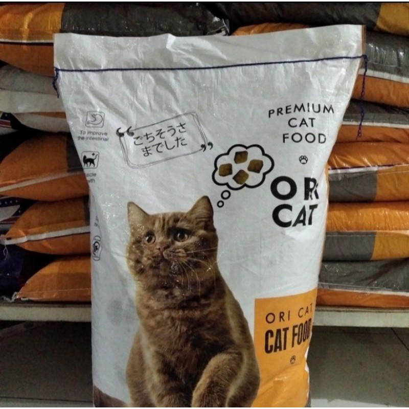 grab/gojek -( 1 KARUNG 20KG) -  makanan kucing ori cat 20 kg - oricat adult 20 kg