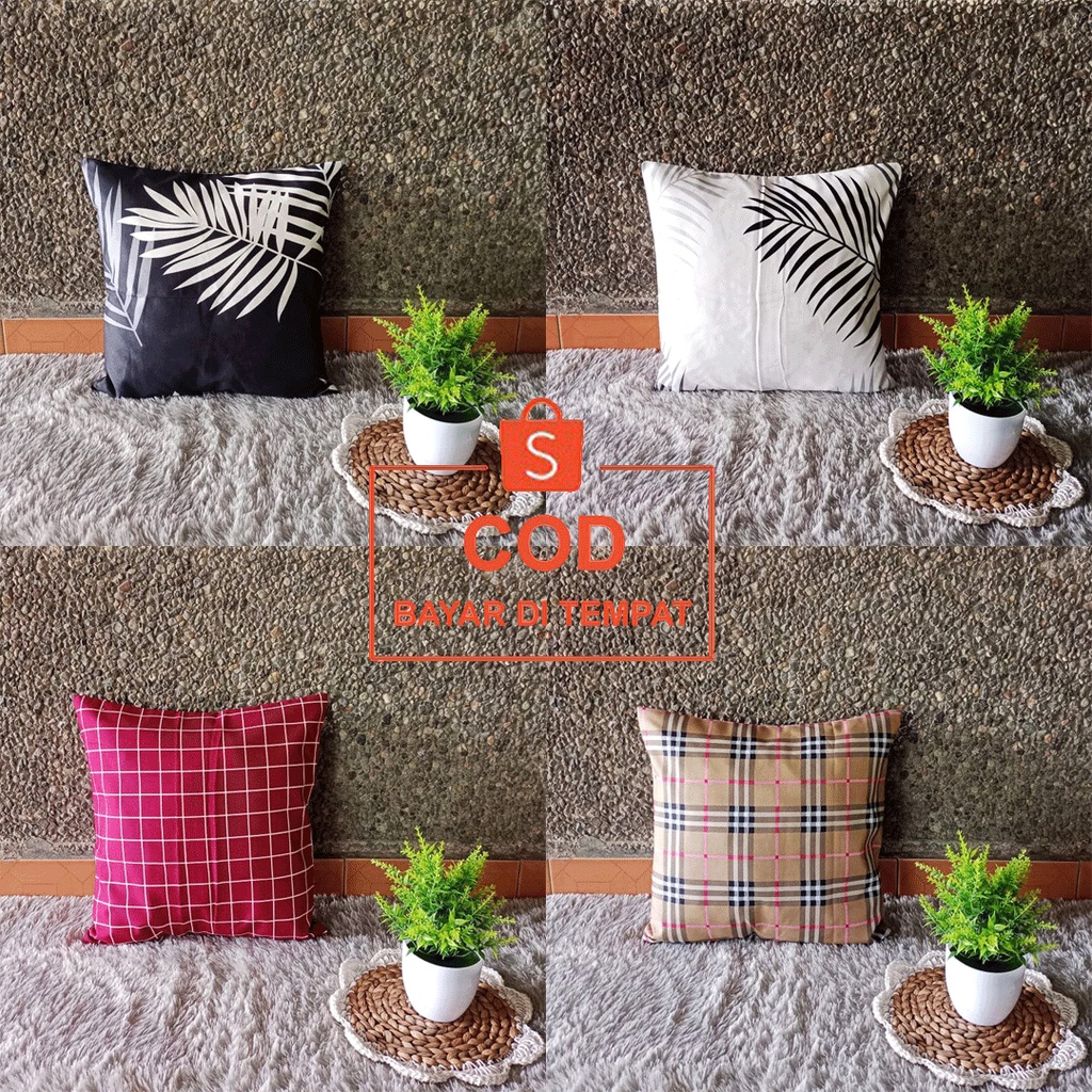 ✅COD Sarung Bantal Sofa Kursi 40x40 Dekorasi Hiasan Sofabed Ruang Tamu Perlengkapan Home Decor Interior Rumah Minimalis Modern Mewah