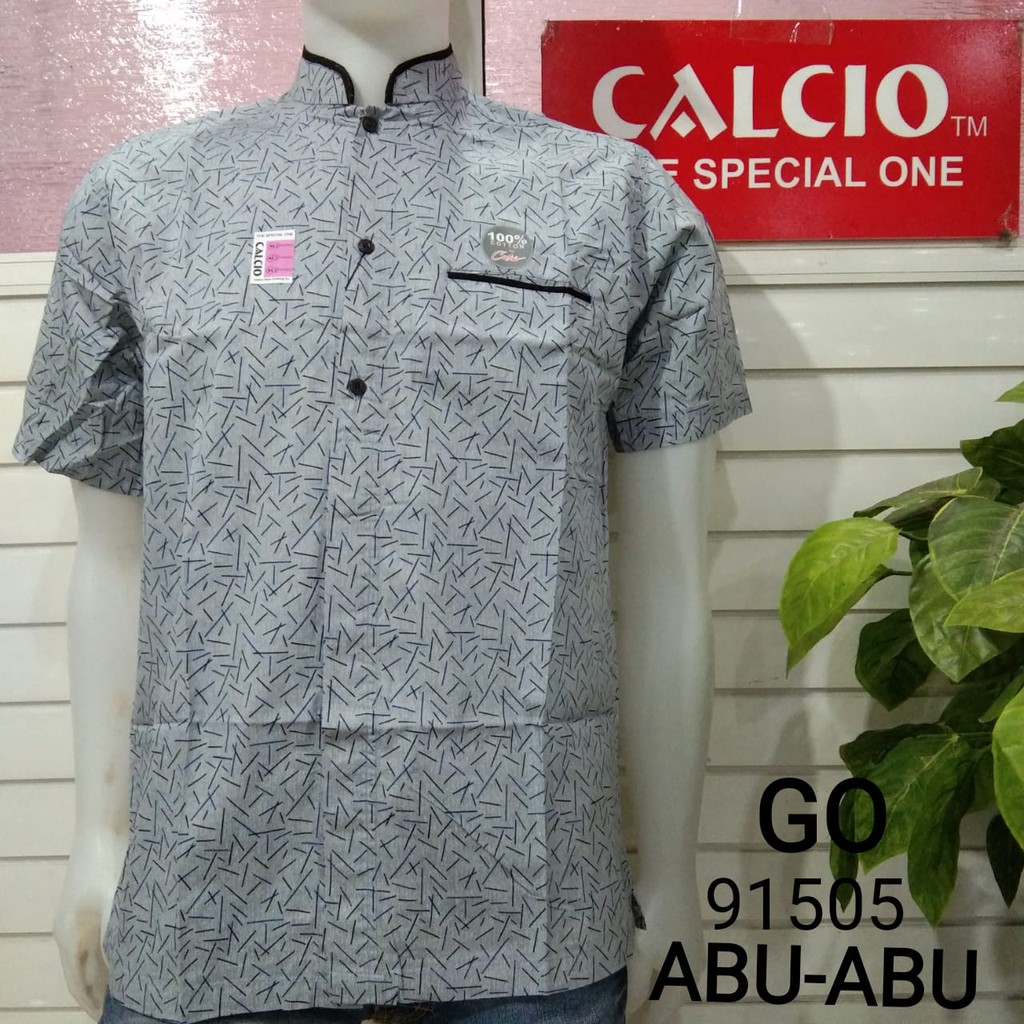 gof CALCIO SHIRT REGULER Kemeja cowok lengan pendek 100% Original!