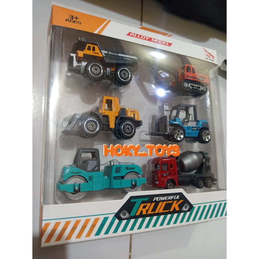 Mainan mobil Alloy Model Truck KX 086