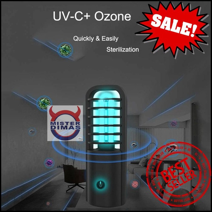 Promo Lampu UV Portable UVC Portable Desinfeksi UVC Sterilizer Mobile Sterilizer Lantern + Ozone