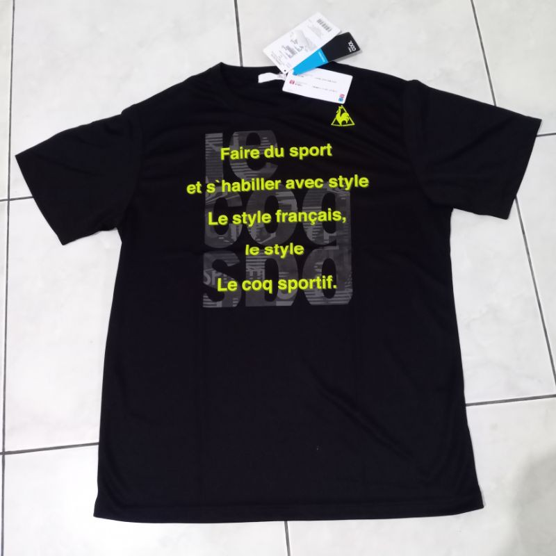 Baju Kaos Original Le Coq Sportif Ukuran XXL Bodyfit