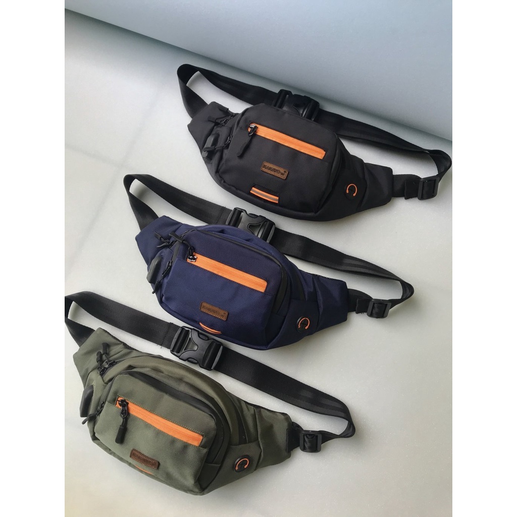 Tas pria/waistbag/tas selempang pria berbahan cordura premium special design dari KAKAYO dengan resleting waterproff YKK,Produk yg di kirim sesuai dengan photo, bila beda garansi uang kembali 100%