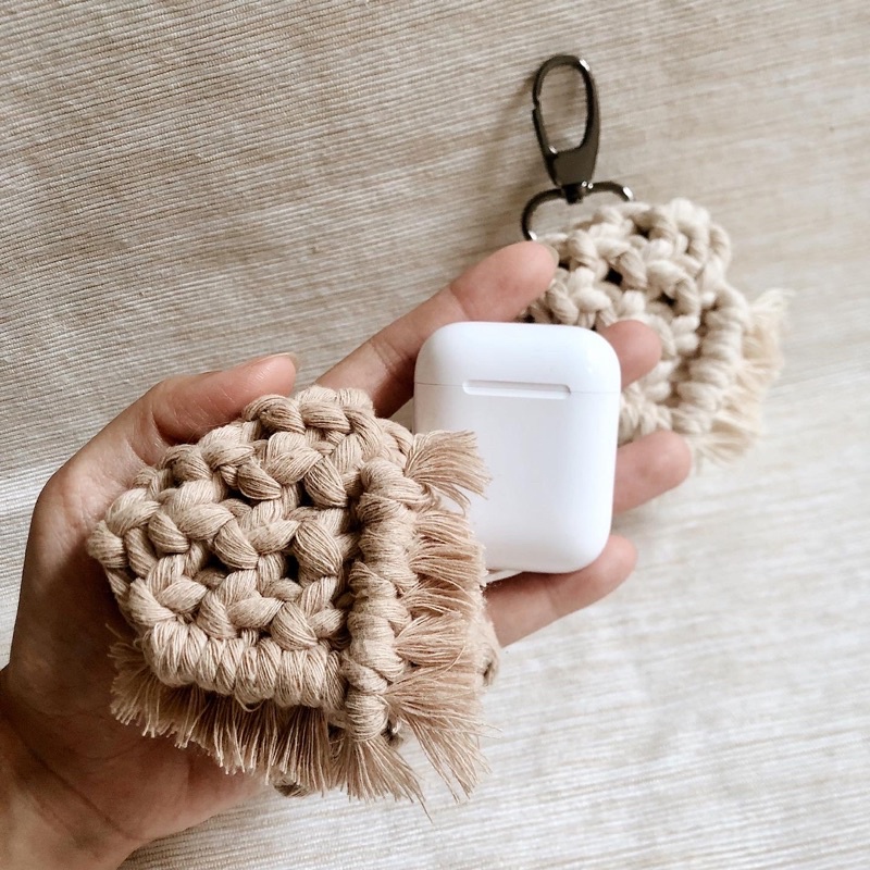 jena.studio_ MACRAME AIR PODS CASE