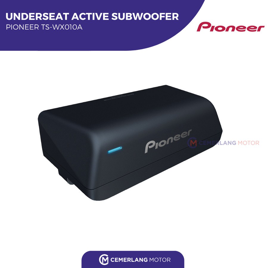 SUBWOOFER AKTIF BAWAH KOLONG BANGKU JOK - PIONEER TS-WX010A / WX 010A