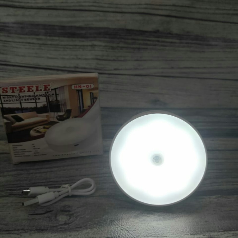 STEELE HN 01 - Bola Lampu LED Sensor Gerak / Night Lamp 7 Watt