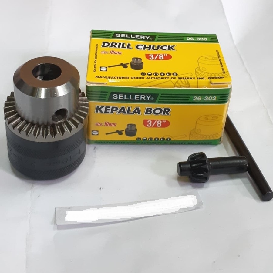 SELLERY DRILL CHUCK 3/8 26-303 / KEPALA BOR 10 mm