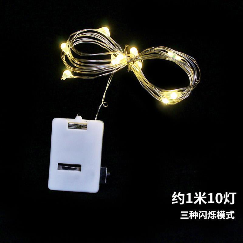 Lampu Kawat Fairy Light Waterproof Led / Lampu Strip Dekorasi dengan Baterai 59