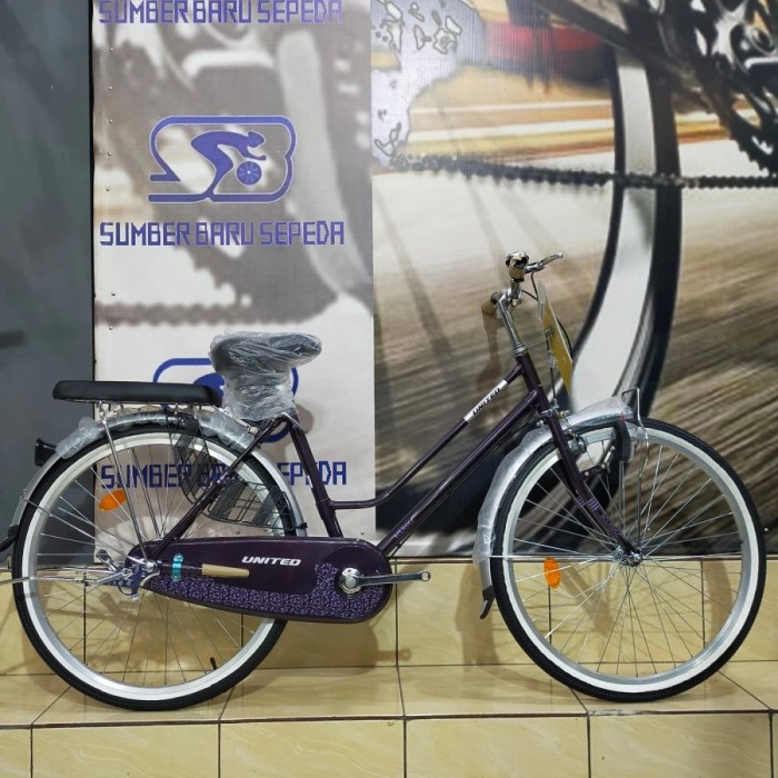 (Khusus Gojek/Grab) Sepeda Mini CTB Keranjang United Class C 26 Inch