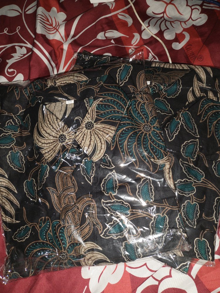 Kemeja Batik Pria Lengan Panjang Size M L Xl Xxl