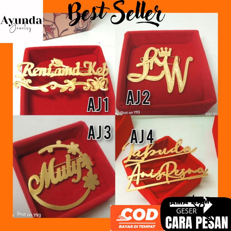 Bros nama bros Lapis emas Bros hijab Bros custom