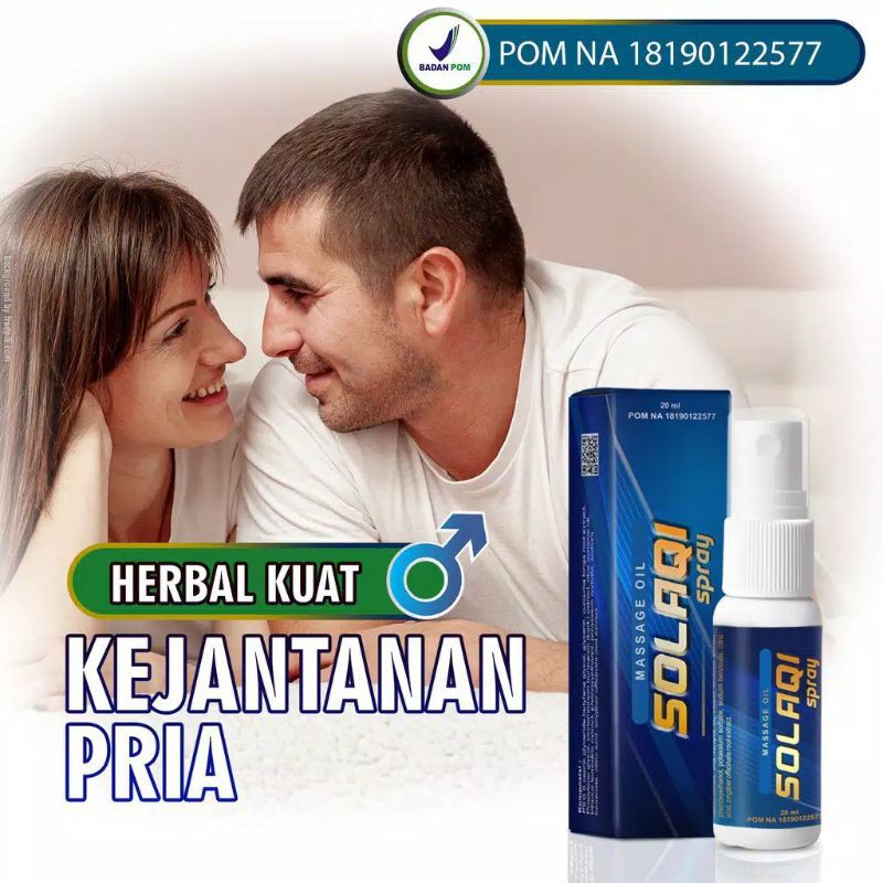 Obat kuat sex pria oles SOLAQI SPRAY asli original stamina pria