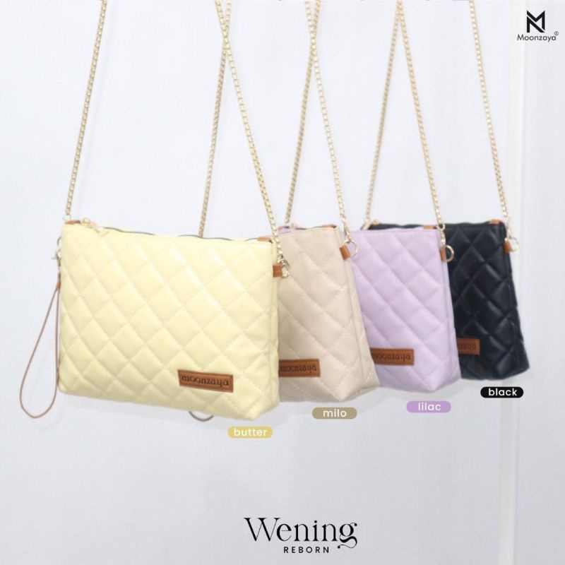 Moonzaya Original Clutch Wanita Pesta Tas Tangan Clutch Wening