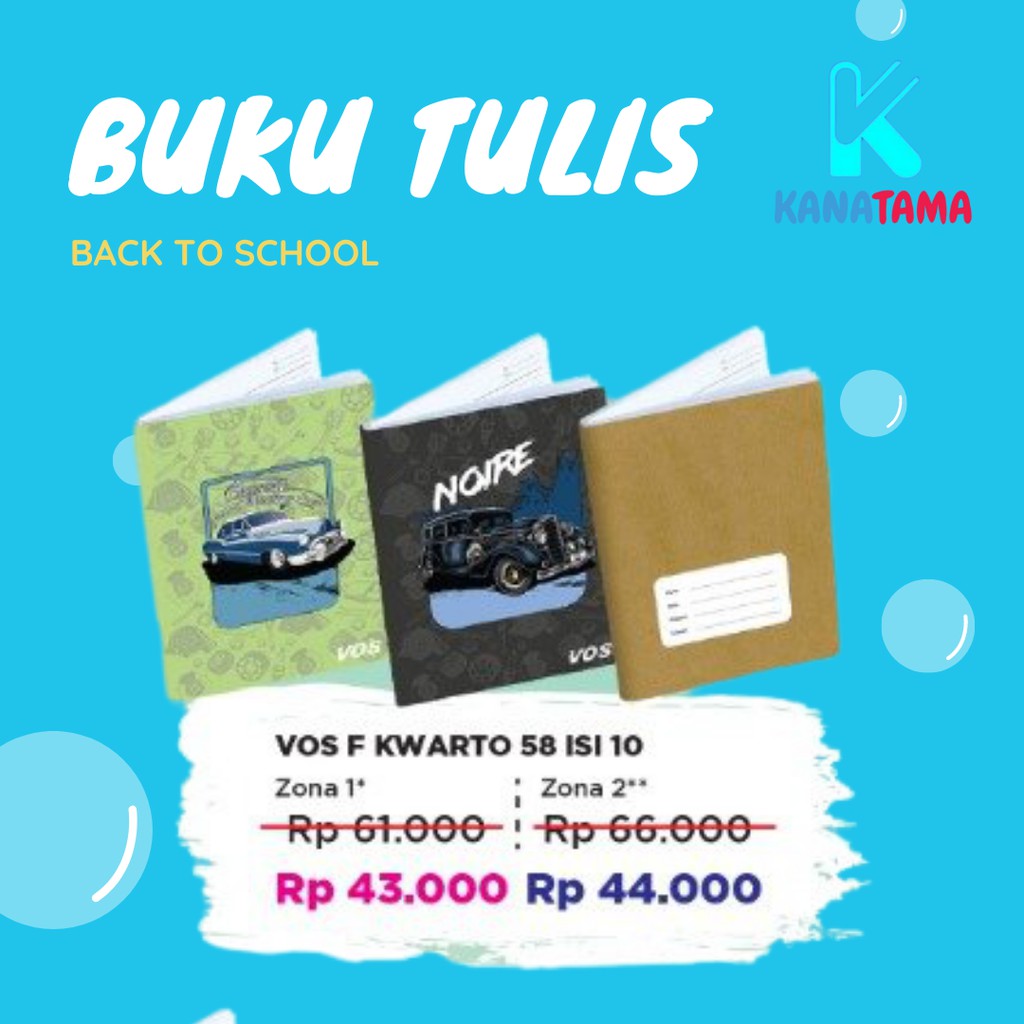 

Buku Tulis Kwarto 58 Sampul Coklat Isi 10 Vos E