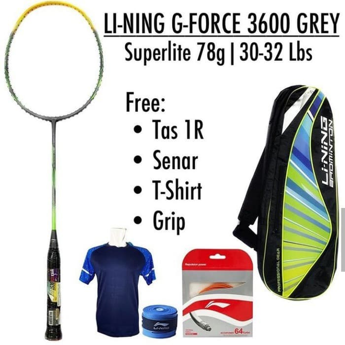 RAKET LINING G-FORCE 3600 SUPERLITE