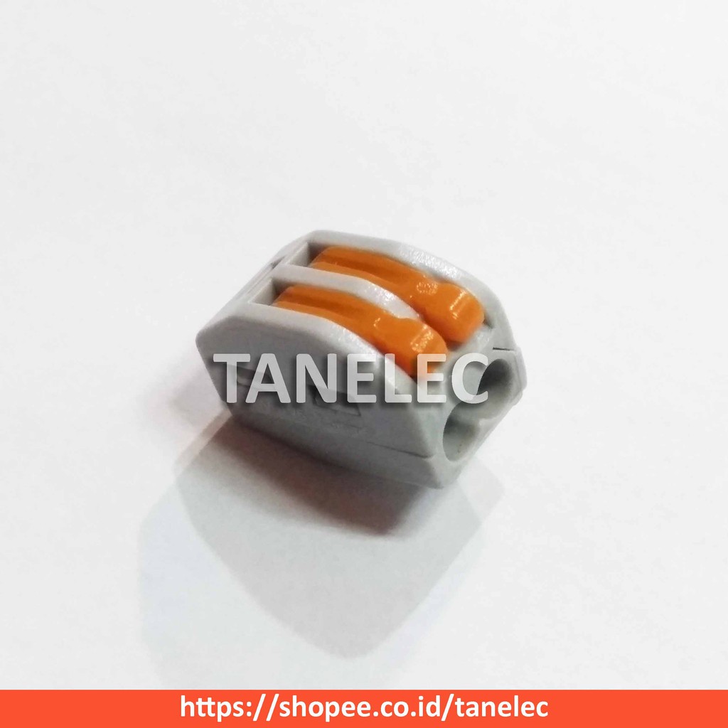 KV-212 (Wago 222-412) | Terminal Wire Connector 3 Pin |  Konektor Kabel Model Jepit