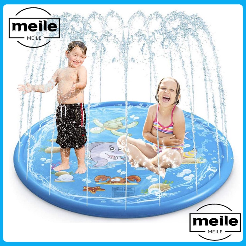 Kolam semprot air anak, Kids water spray mat Kids water spray mat Mainan air anak untuk musim panas /Mainan children baby play water playground anak trampolin anak mainan bayi tembakan air 150cm-170cm