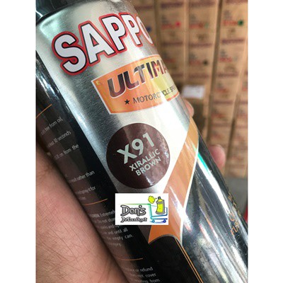 SAPPORO ULTIMATE XIRALLIC BROWN X91 400ML