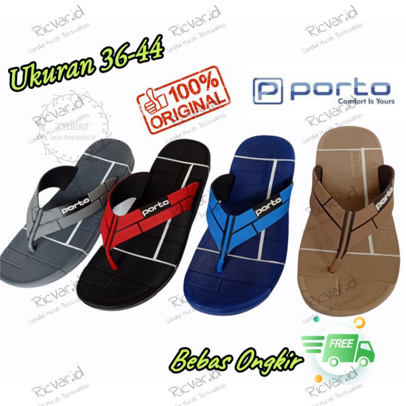 Sandal Pria Sandal laki laki Sandal jepit Porto