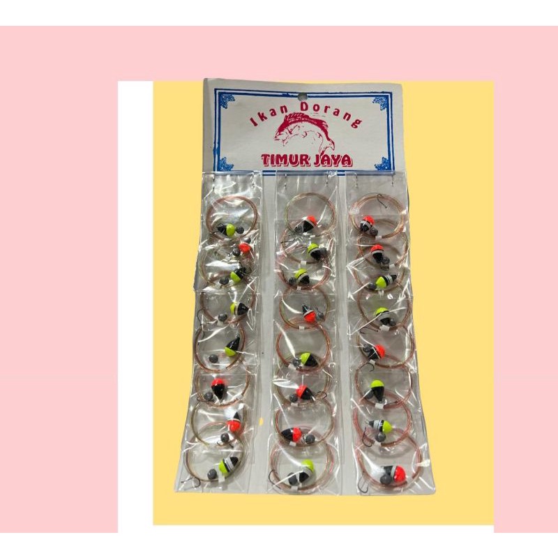 Kail Set Pancing /Kail Pancing Set Pelampung Besar dan Kecil Original Termurah(1 RENTENG isi 24 PCS)