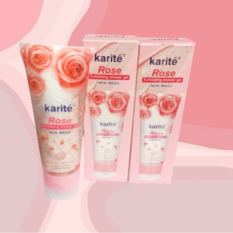 PROMO!!!SHOWER GEL/BODY SCRUB ROSE KARITE 68104