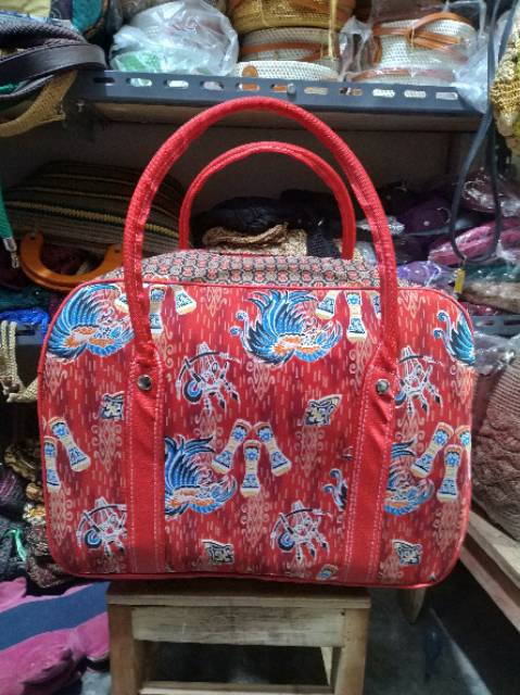 (BISA COD) TAS KOPER BAJU BAHAN BATIK UKURAN SEDANG 41x33x 25 cm - TAS LAUNDRY MURAH KHAS JOGJA