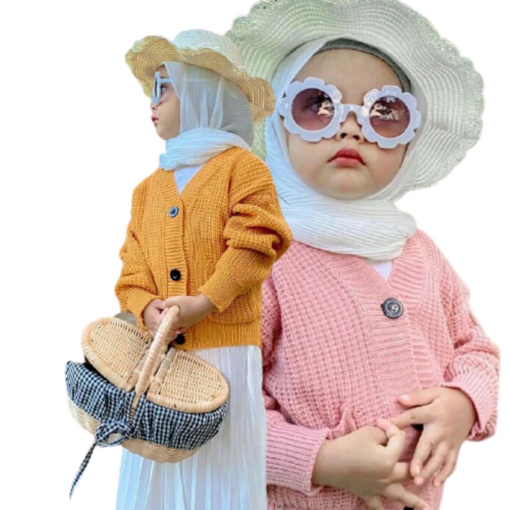cardigan rajut anak / sweater rajut anak