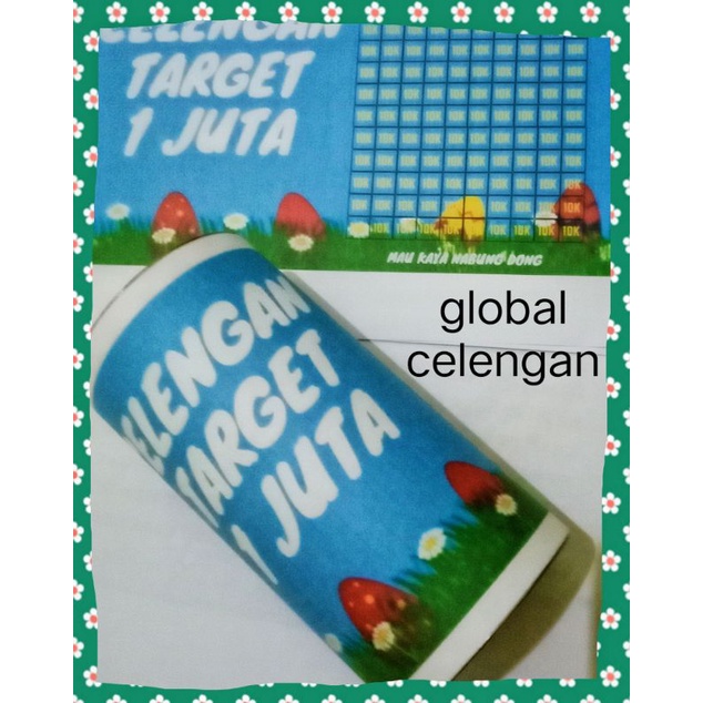 TABUNGAN CELENGAN TARGET VIRAL ..TARGET  20 JTA..0 JUTA 8JUTA..7 JUTA.. . 5JUTA.... 3 JUTA...1JUTA..