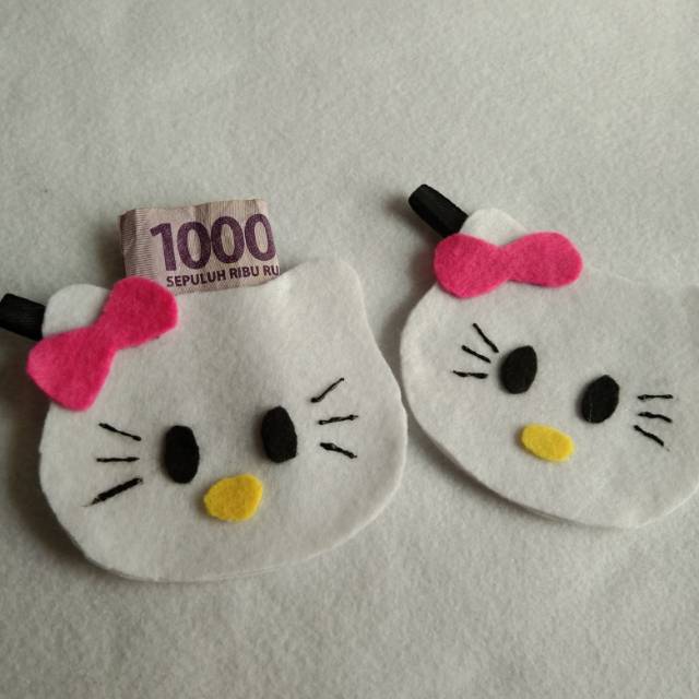 

Ampau hello kity / amplop lebaran / ampau flanel / amplop / ampau karakter